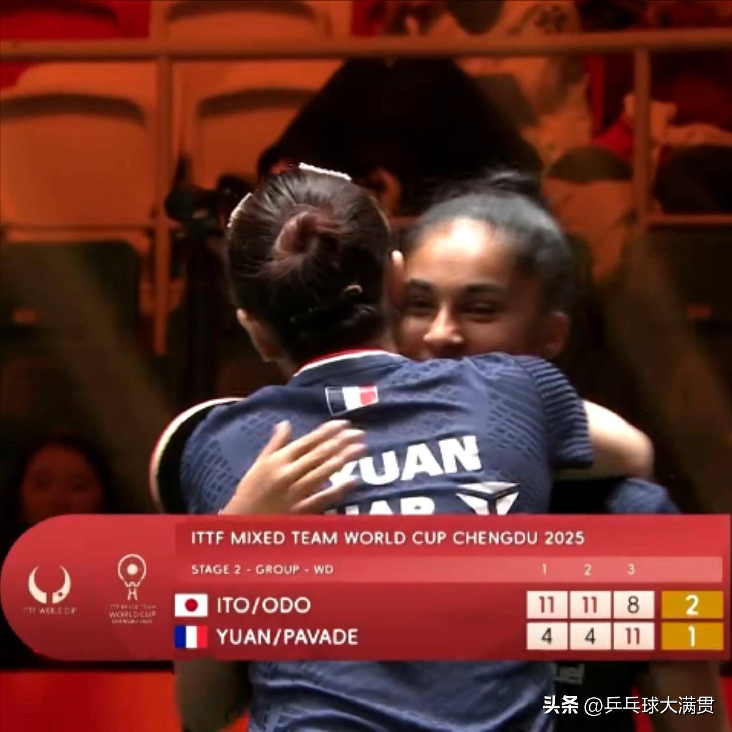 法国队绝杀英格兰队，张本智和扛起全队